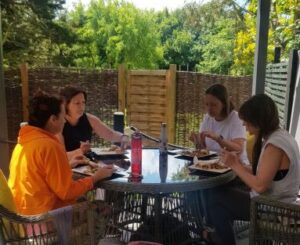 menopause spa day lunch