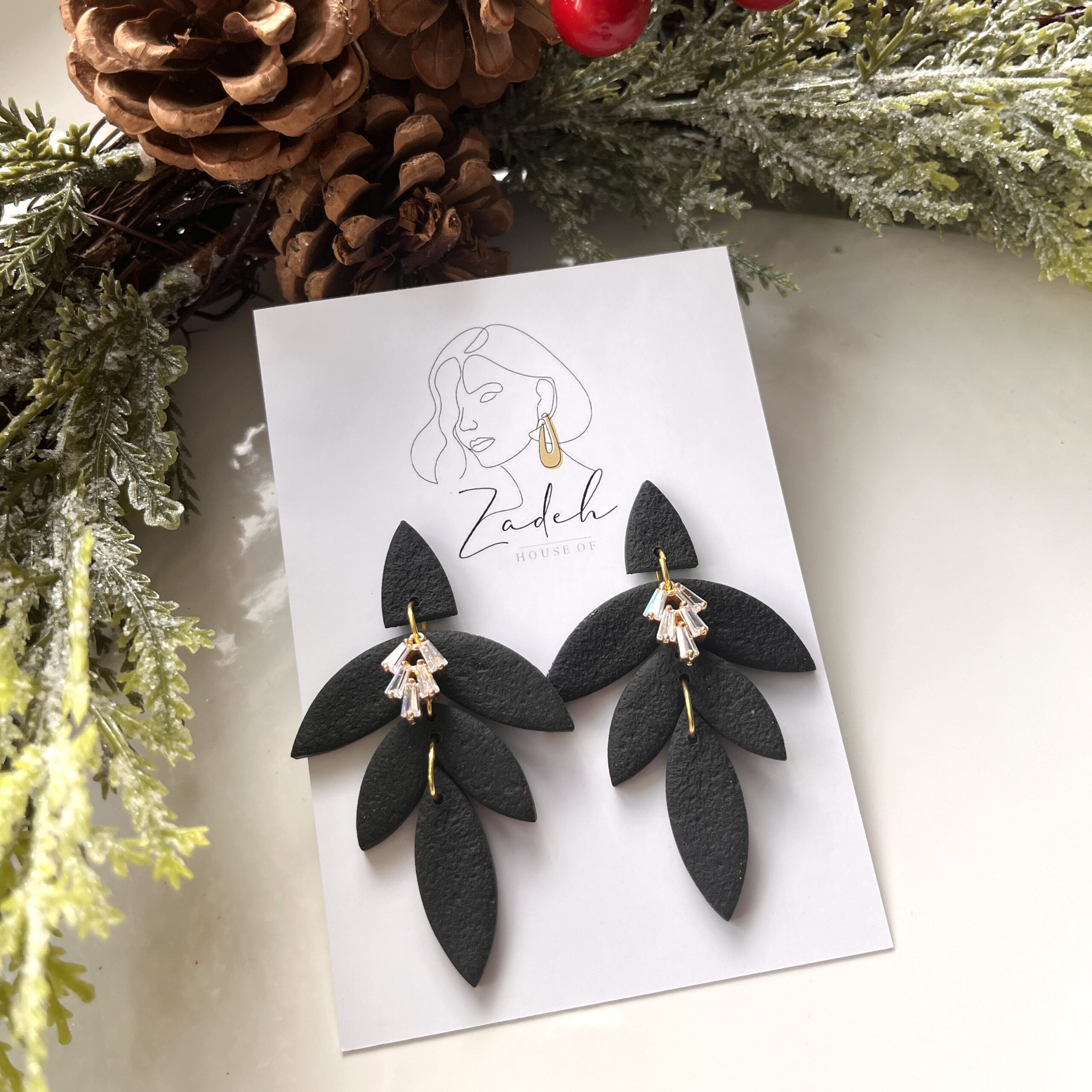 House of Zadeh handmade earrings
